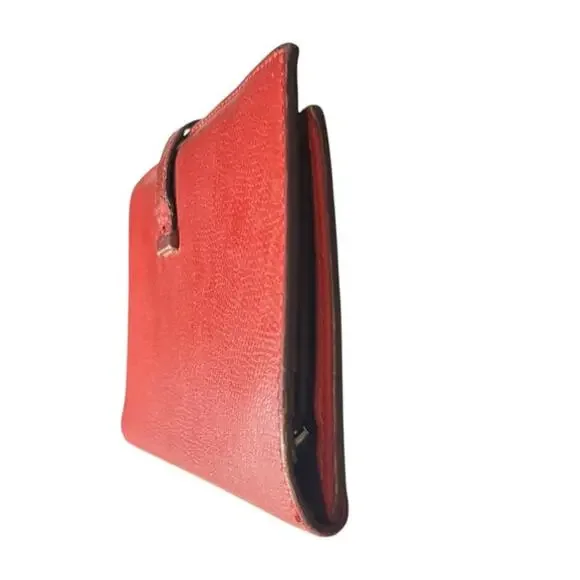 Hermès Bearn Classic Long Wallet Red Leather Gold Hardware 2004 - Picture 12 of 16